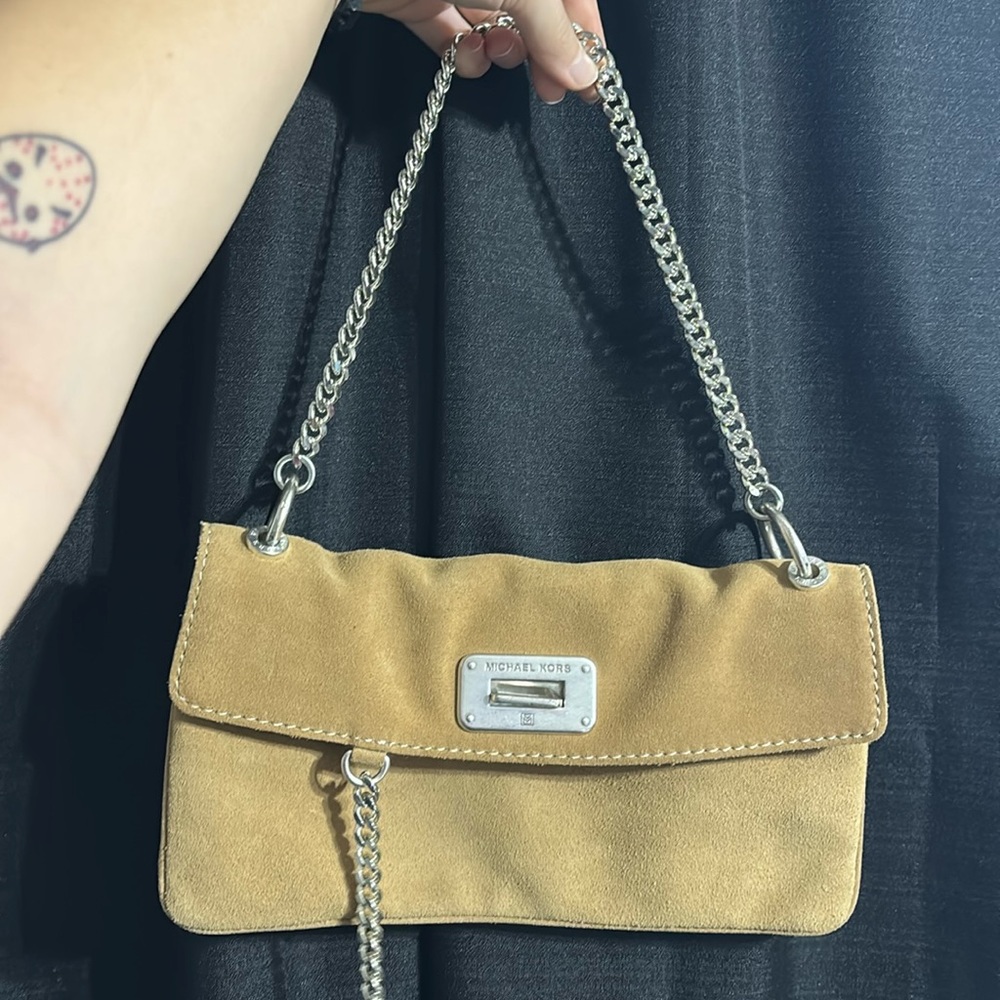 Michael Kors Suede Handbag